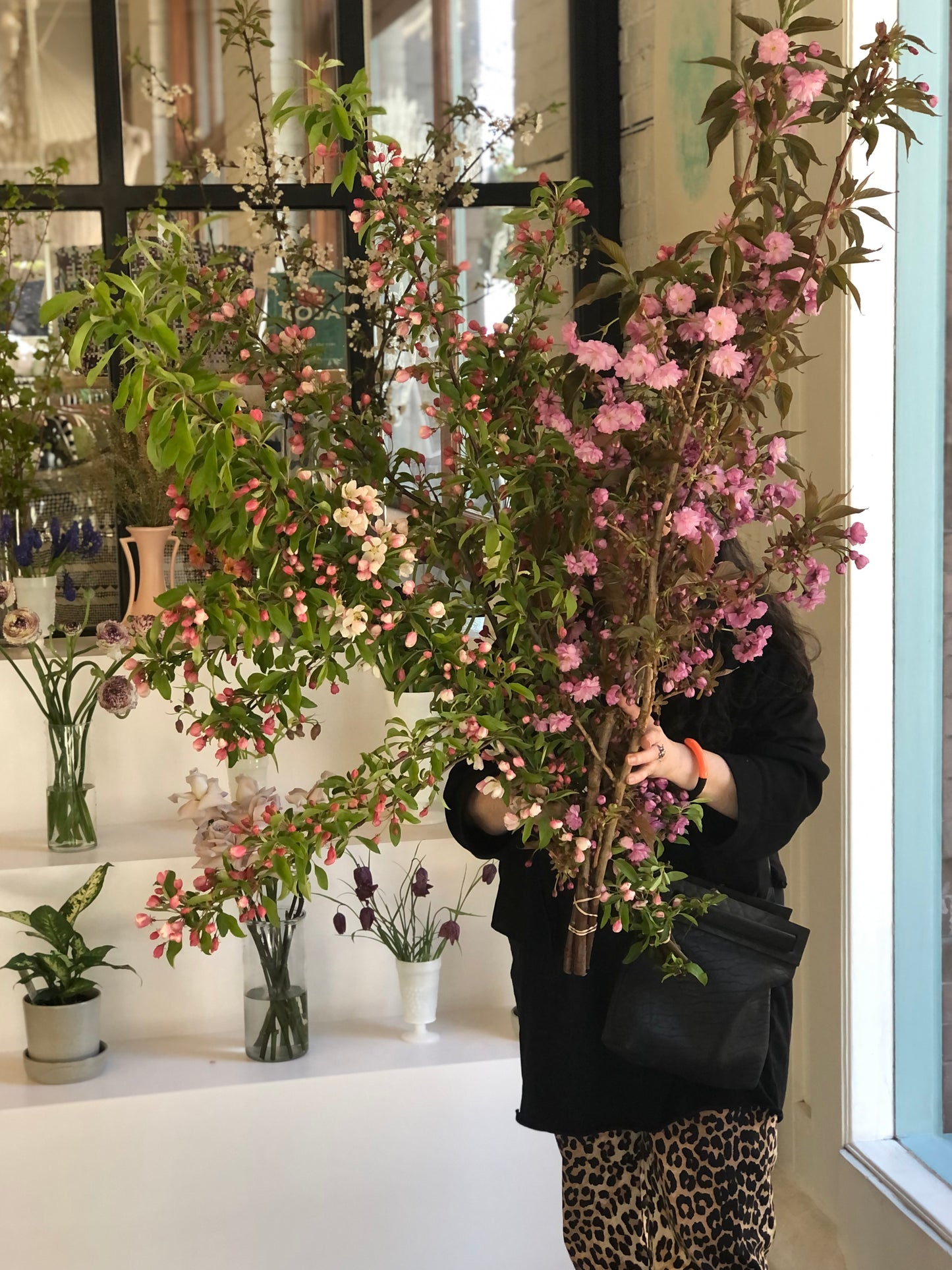 Spring Seasonal Arrangement Class with Blossoming Branches Saturday March 15h 11.30 - 1 pm