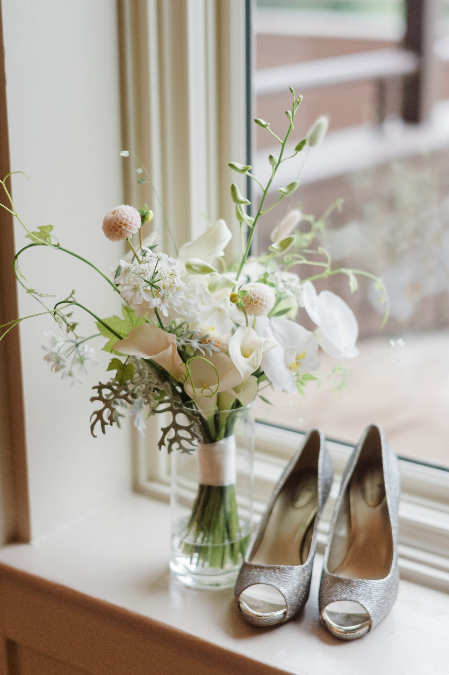 Bridal Bouquet and Matching Boutonnière