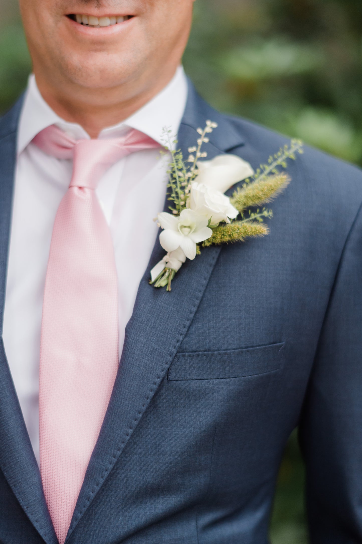 Bridal Bouquet and Matching Boutonnière