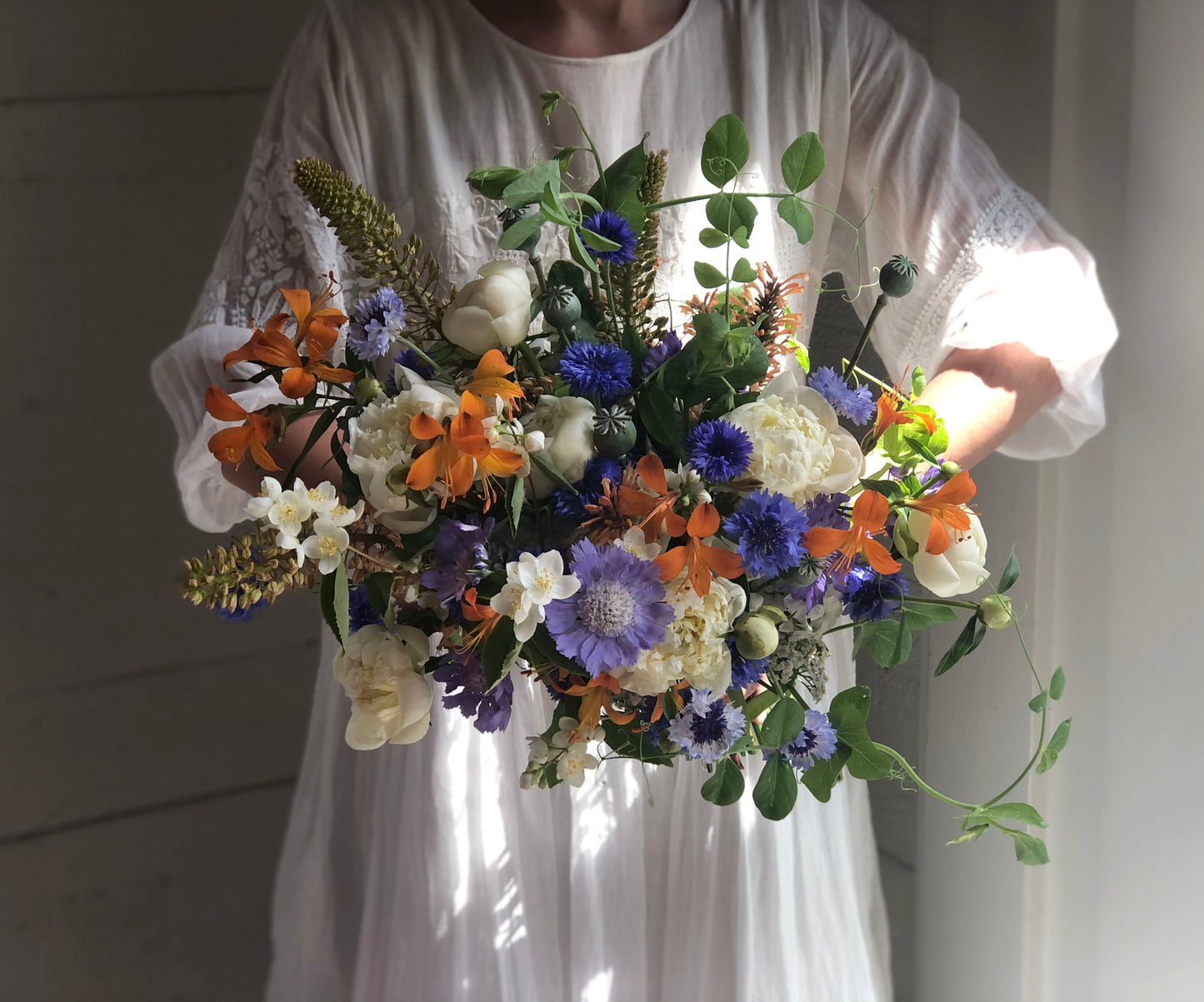 Bridal Bouquet and Matching Boutonnière