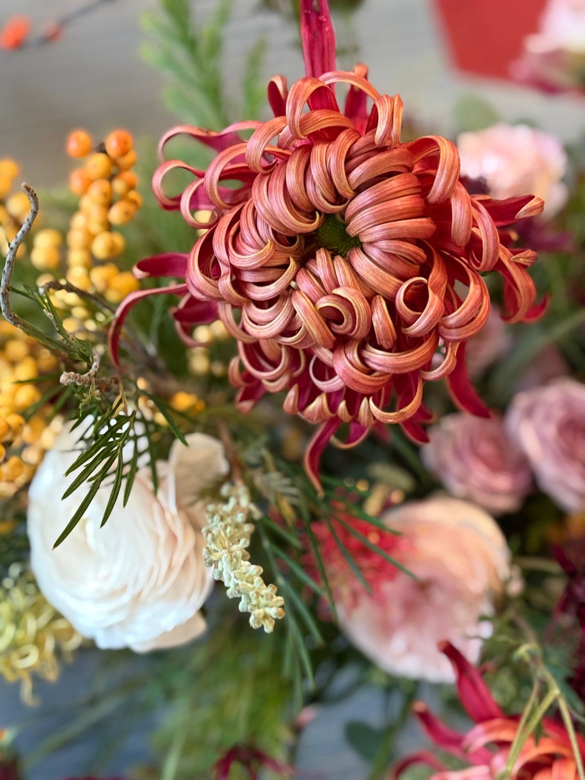 Marigolds, Branches and Fruit - The Final Flowers of Fall Workshop - Saturday 17th October 12 - 1.30pm