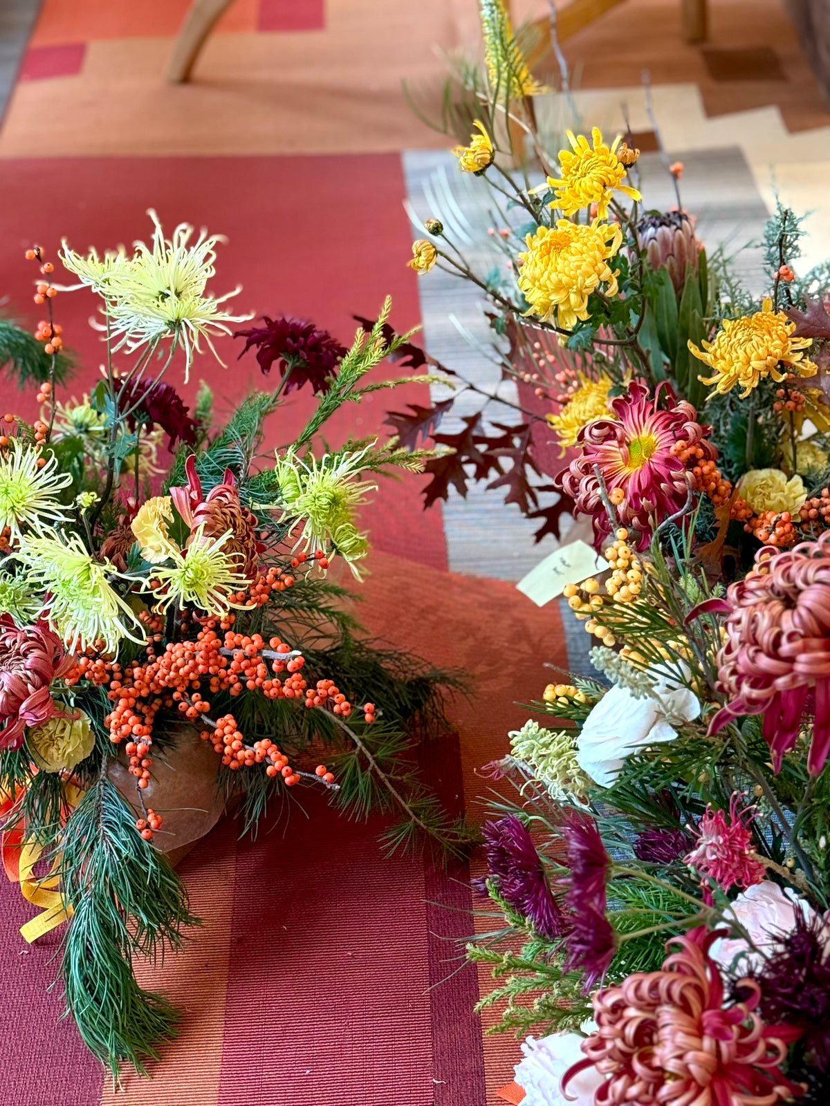 Marigolds, Branches and Fruit - The Final Flowers of Fall Workshop - Saturday 17th October 12 - 1.30pm