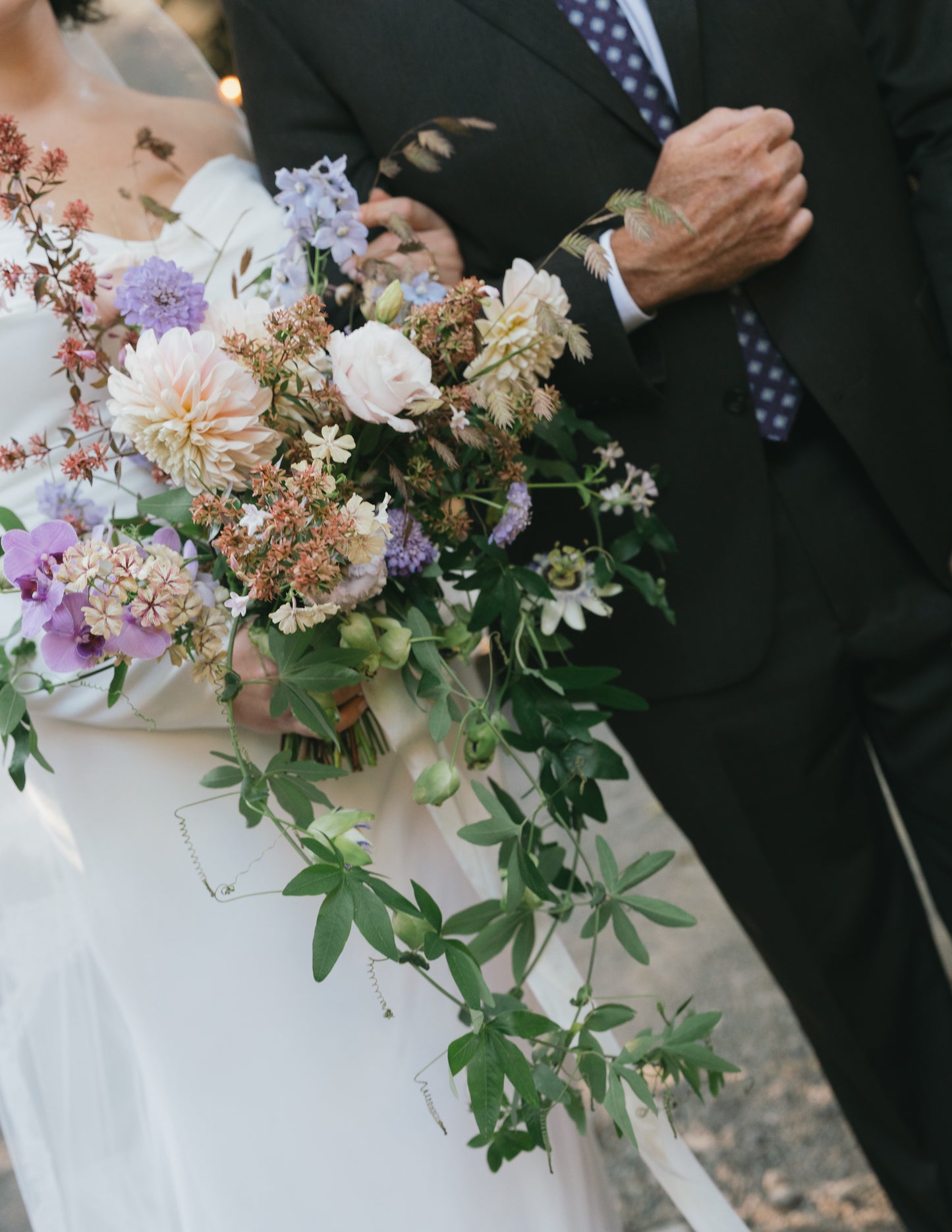 bridal bouquet and matching boutonnière