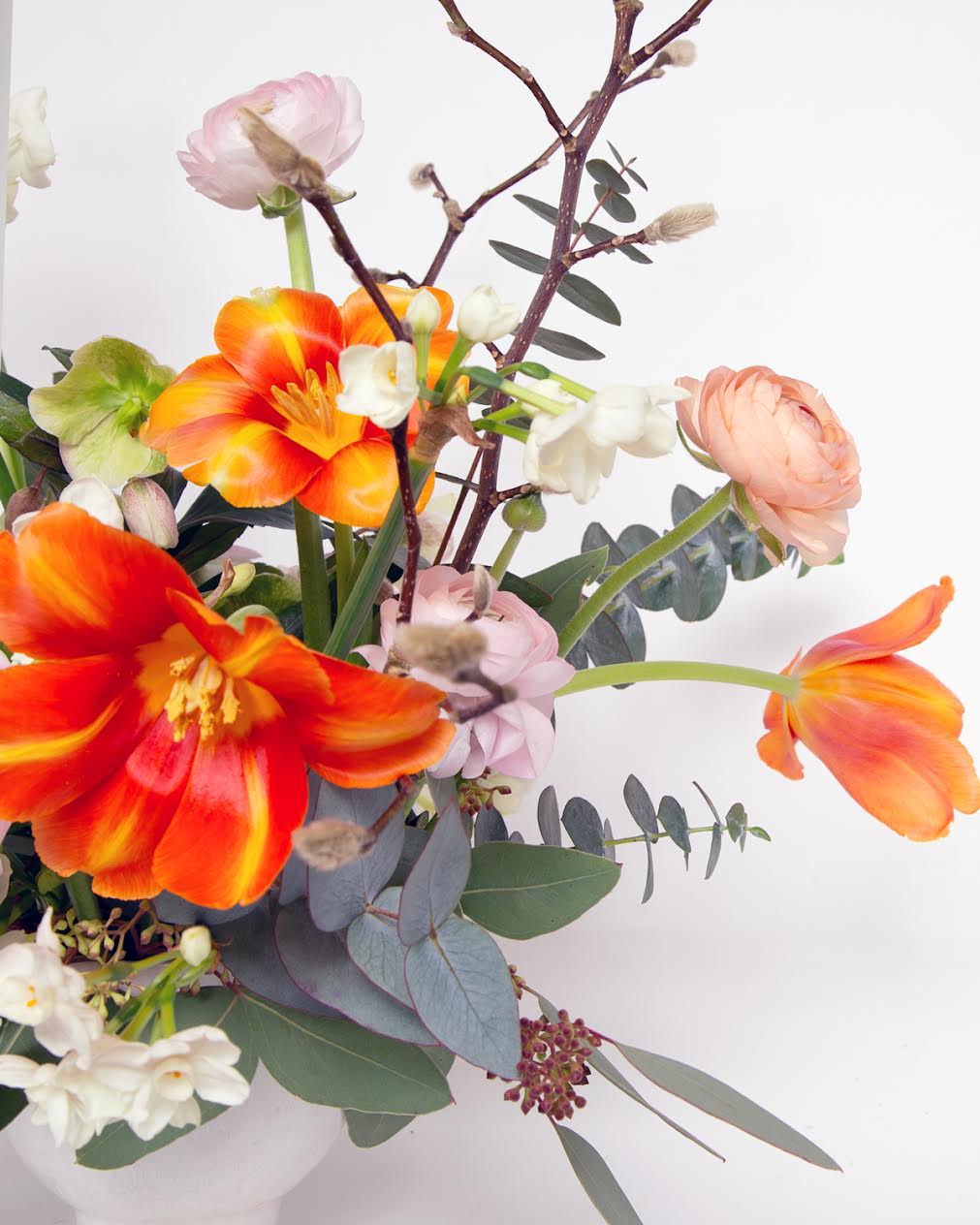 Valentine’s Day Arrangement - USING LOCAL FLOWERS ONLY!