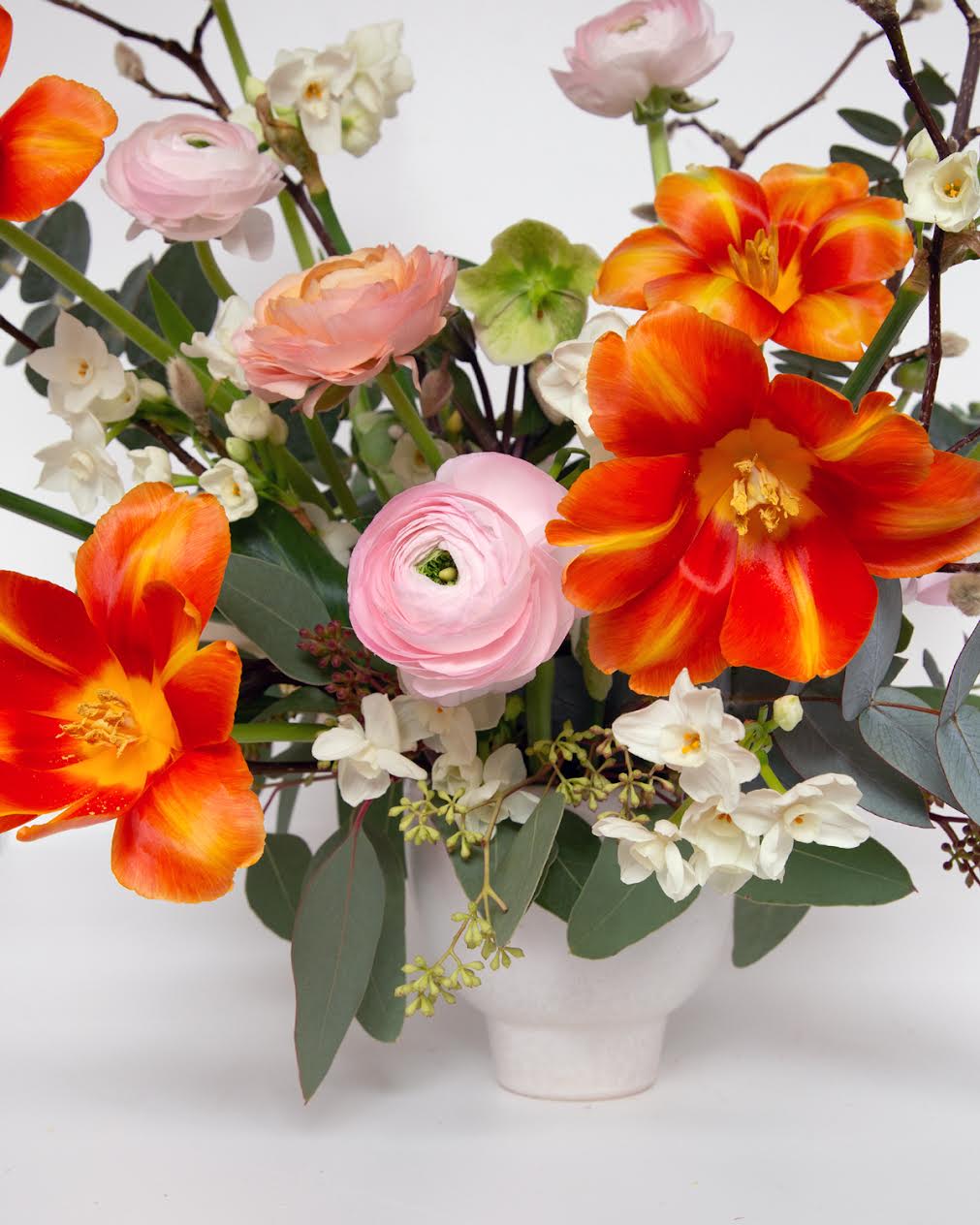 Valentine’s Day Arrangement - USING LOCAL FLOWERS ONLY!