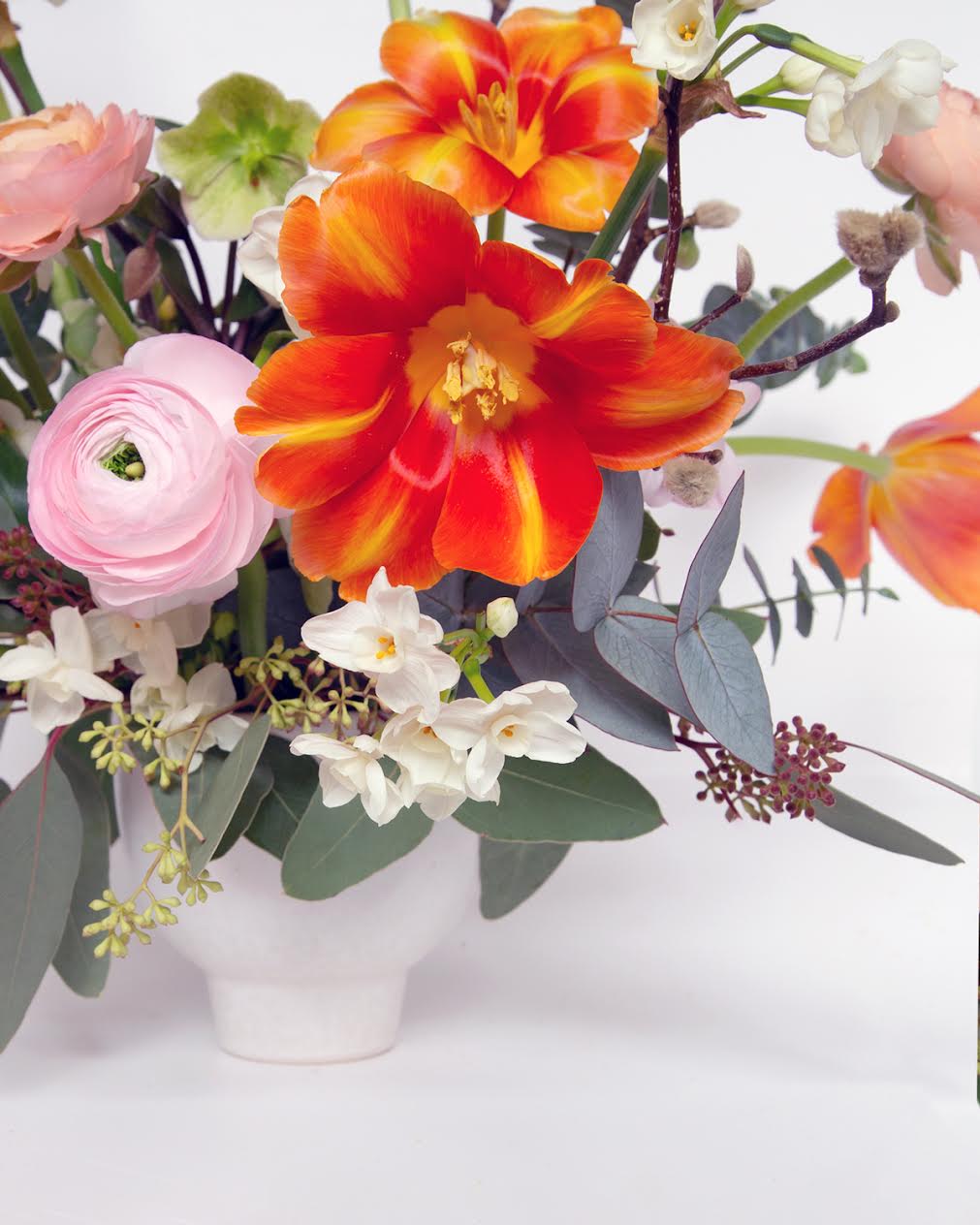 Valentine’s Day Arrangement - USING LOCAL FLOWERS ONLY!